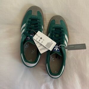 Brand new green Adidas Sambas OG